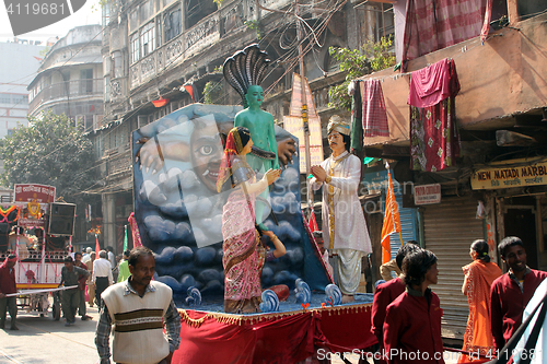 Image of Annual Jain Digamber Procession in Kolkata, India