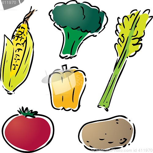 Image of Vegetable illustration
