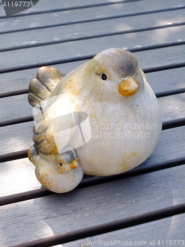 Image of Mother and child bird ornament