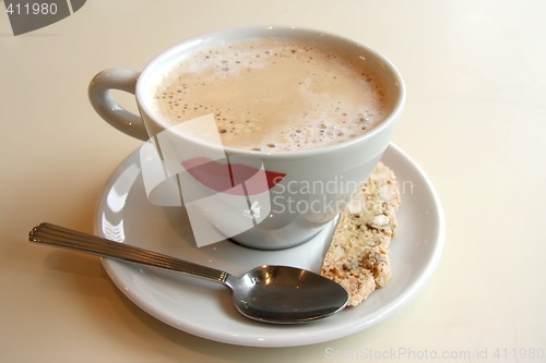 Image of Coffee with biscotti