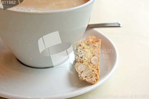 Image of Coffee with biscotti