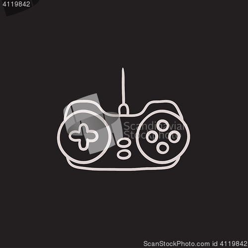 Image of Joystick sketch icon.