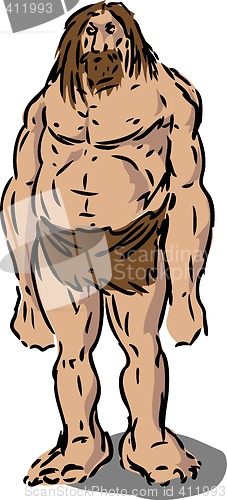 Image of Caveman illustration