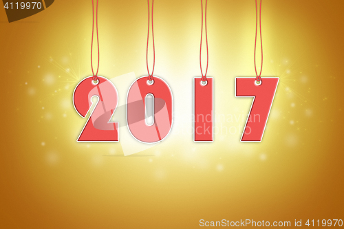 Image of Happy New Year 2017 background.