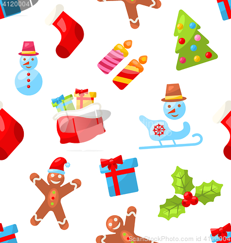 Image of Christmas Seamless Pattern
