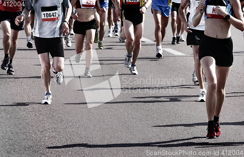 Image of Marathon runners