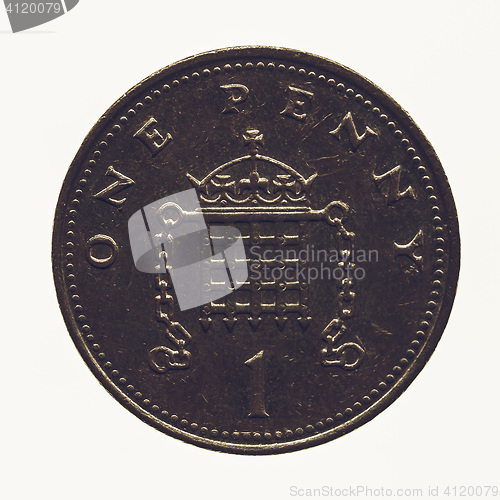 Image of Vintage Coin isolated