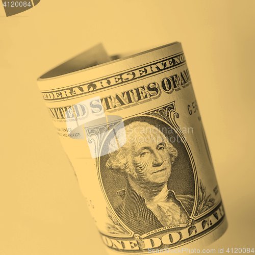 Image of Dollar notes 1 Dollar - vintage