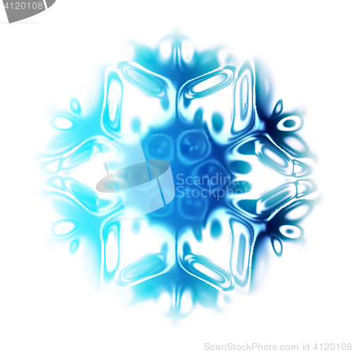 Image of abstract snow flake