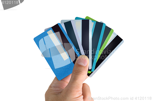 Image of Fan of bank cards