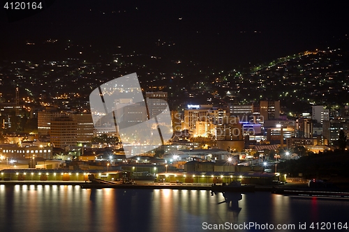 Image of Hobart night view