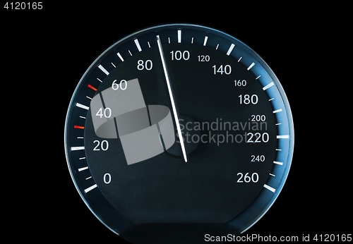 Image of Speedometer of a car