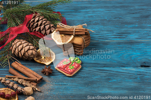 Image of Different ginger cookies 2017 year