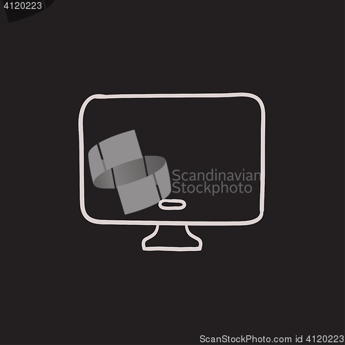 Image of Monitor sketch icon.