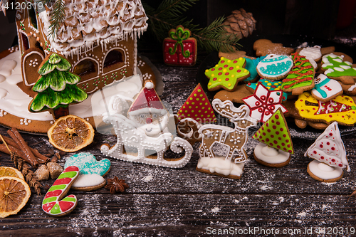 Image of Different ginger cookies