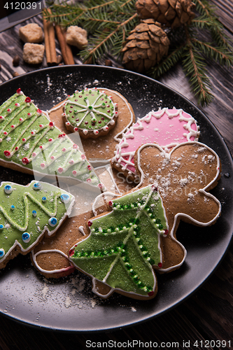 Image of Different ginger cookies