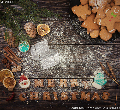 Image of Different ginger cookies