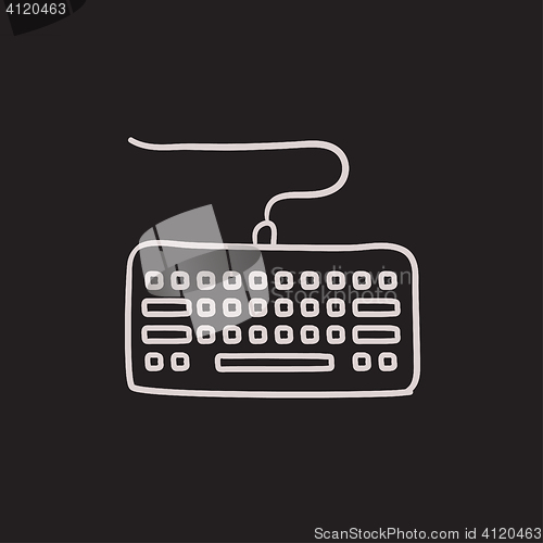 Image of Keyboard sketch icon.