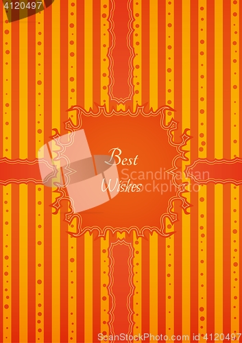 Image of motivation retro best wishes sticker