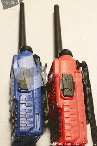 Image of  Two walkie-talkies