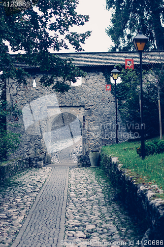 Image of Arch and walkway in Bled Castle