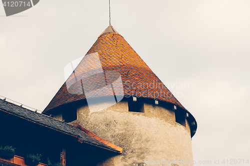 Image of Bled Castle close up