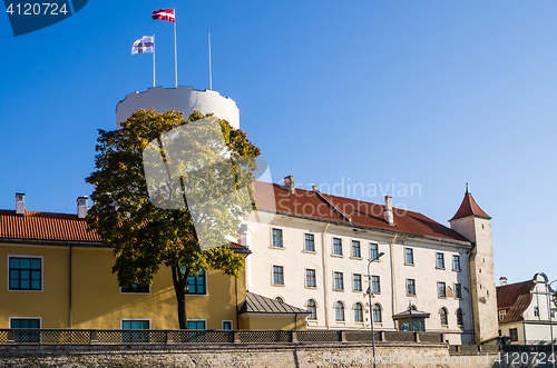 Image of The castle is a residence for a president of Latvia