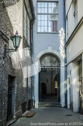 Image of Facade of the old building in Riga