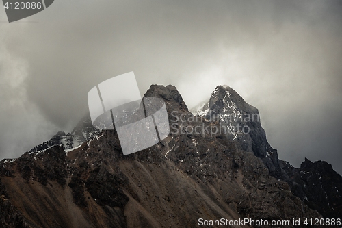 Image of Scenic mountain landscape shot