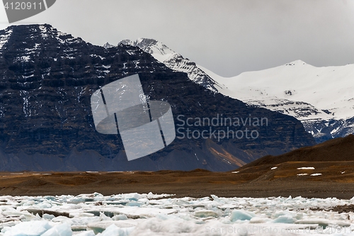 Image of Icebergs at glacier lagoon 