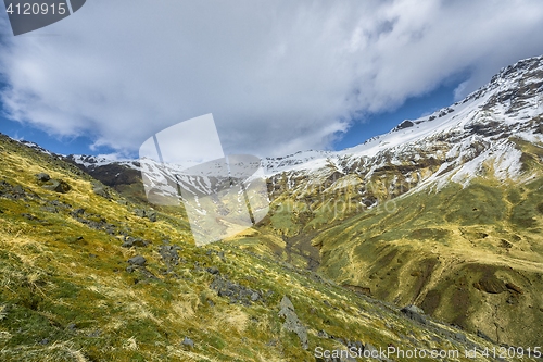 Image of Scenic mountain landscape shot