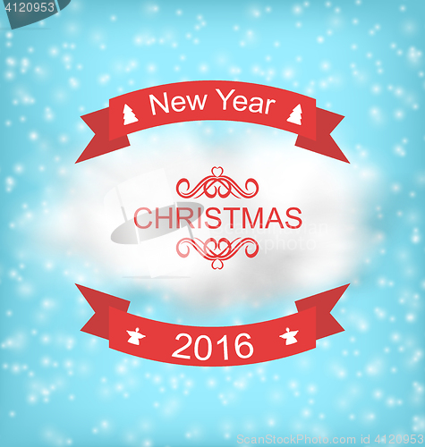 Image of Merry Christmas Typography Lettering Design