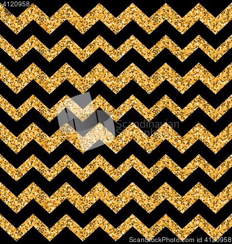 Image of Glitter Seamless Zigzag Texture