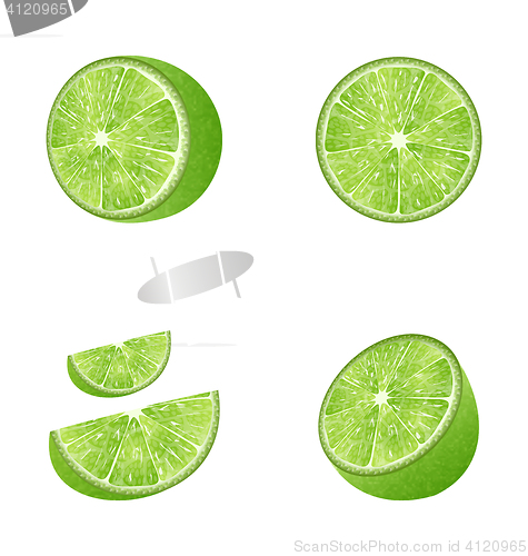 Image of Set of Fruit Lime