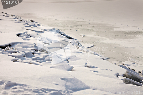 Image of Frowen shore of a lake