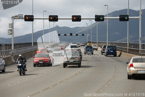 Image of Highway with low traffic