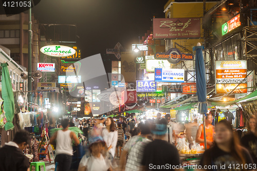 Image of Signs along Khao San Road