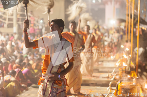 Image of Ganges Aarti ceremony, Varanasi