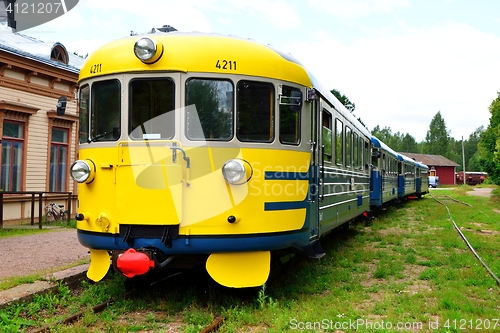 Image of Dm7 diesel multiple unit train in Porvoo