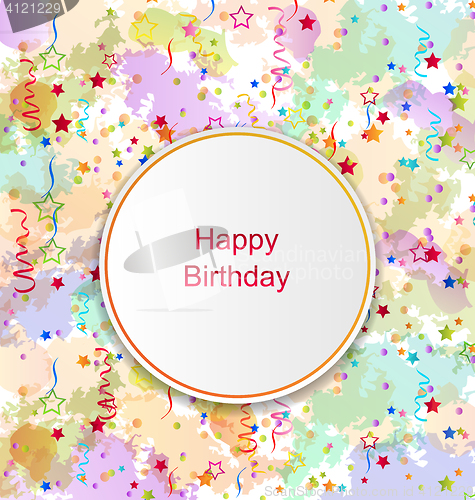 Image of Confetti Card for Happy Birthday