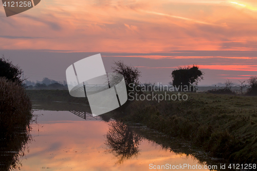 Image of Dawn over Pevensey Levels