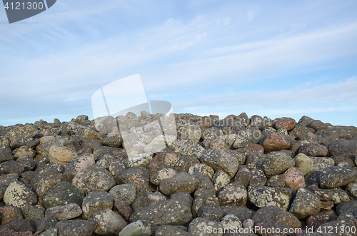 Image of Heap of cobble stones
