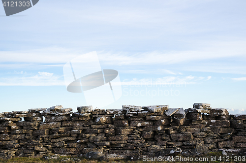 Image of Old stone wall detail