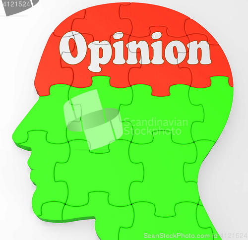 Image of Opinion Mind Shows Feedback Surveying And Popularity