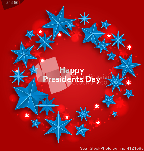 Image of Stars Background for Happy  Presidents Day