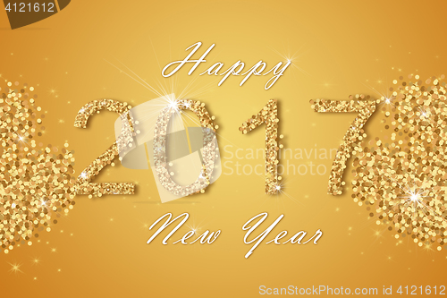 Image of Happy New Year 2017 background.