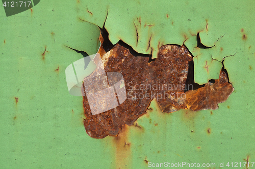 Image of Rust and paint texture