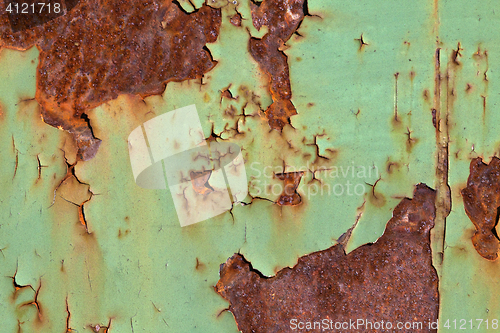 Image of Rust and paint texture