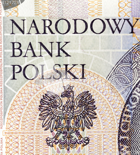 Image of twenty zloty close up