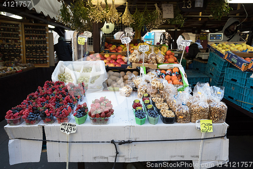 Image of Souvenir shop at famous Havels Market in first week of Advent in